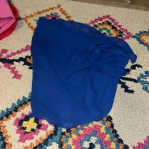 shein blue sarong